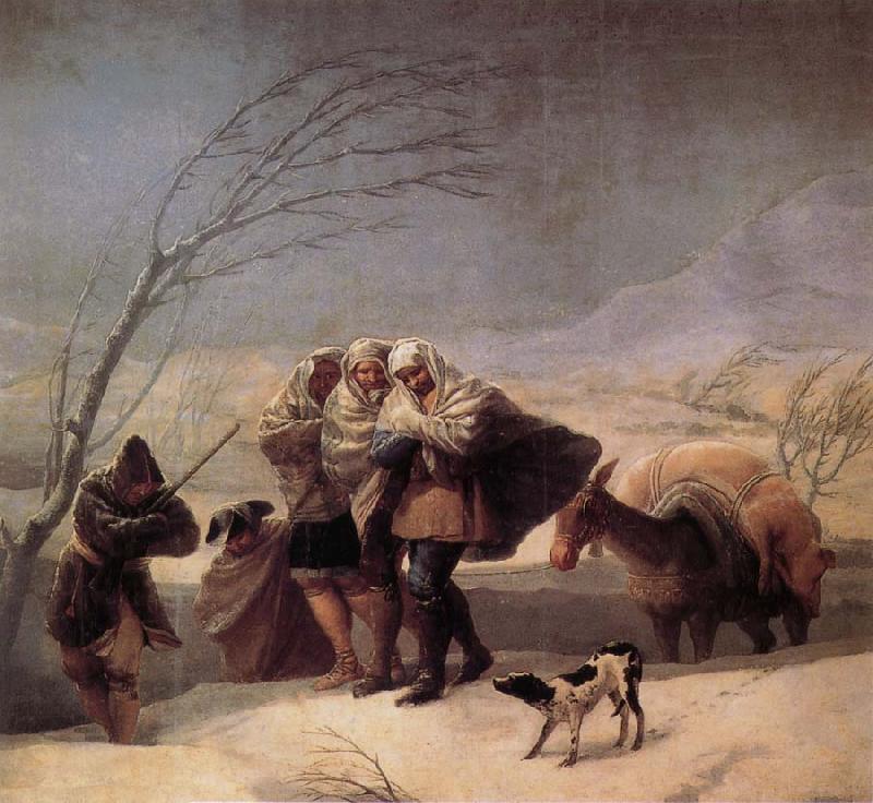 Francisco Goya Winter Sweden oil painting art